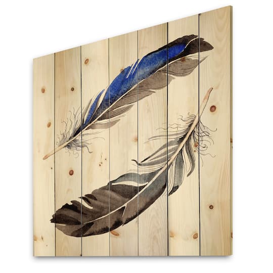 Designart - Colourful Boho Feathers III